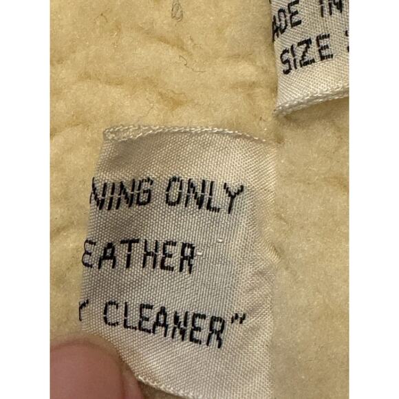 XL Vintage Chess King Sherpa Lined Suede Western Cowboy Vest 70s Snap - Picture 5 of 12